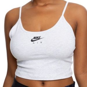 Nike Cropped Tank - Grey